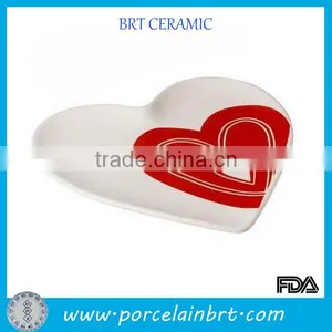 Fancy Heart-shaped Plate Wedding Giveaways thumbnail-1