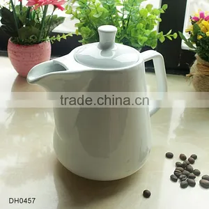 Factory Direct Wholesale Biscuit Case Porcelain Coffee Pot With Lid thumbnail-1