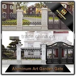 Customized Powder Coated Vintage Decorative Cast Aluminum Garden Gate thumbnail-6