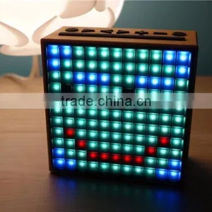 2017 MagicSmart Bluetooth Speaker LED Wireless Mobile Control Mini Portable Radio Clock FM Speaker thumbnail-4