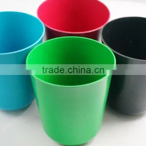 Eco Friendly Bamboo Fibre Colorful Flower Pot thumbnail-3