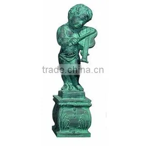 China Supplier Metal Statue Antique Cast Iron People Statues thumbnail-1