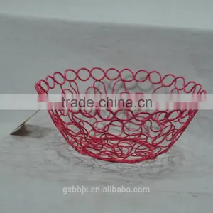 Metal Wire Fruit Basket With Open Design thumbnail-5
