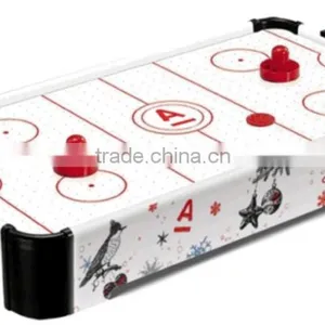 Wooden Mini Table Top Air Hockey Game Set thumbnail-1