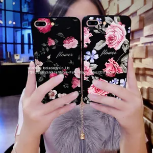 Soft Tpu Cell Phone Cover Case Silicone Mobile Phone Cases for IPhone7/7Plus/6/6s/6plus/6splus Fluffy Ball Housing Shell thumbnail-1