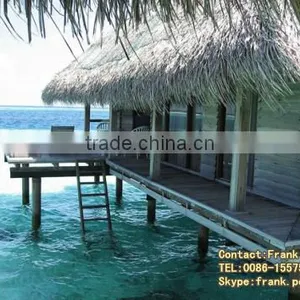 Tourist Cottage Thatch Roofing,Fireproof Artificial Thatch,synthetic Thatching thumbnail-1