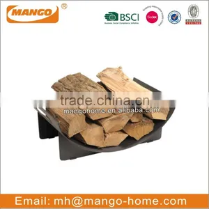 Metal Triangular Fireside Log Holder thumbnail-2