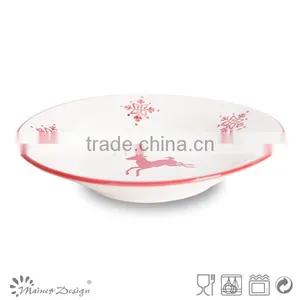Large Ceramic Salad Bowl,ceramic Christmas Soup Bowl,ceramic Soup Bowl With Lid thumbnail-1