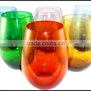 New Product For 2015 Colorful Egg Shape Glass Cup thumbnail-1