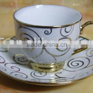 Porcelain Cup and Saucer thumbnail-1