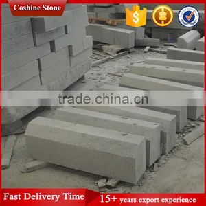 Standard Size Flamed Grey Granite Road Kerbstone With Bevel thumbnail-2