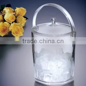 Transparent Acrylic Beer Ice Bucket With Lid thumbnail-1