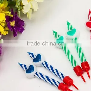 Love Heart Colour Screw Thread Birthday Candle Wholesale thumbnail-4
