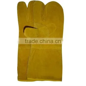 Guangzhou Orange Cow Split Welding Leather Working Gloves thumbnail-2