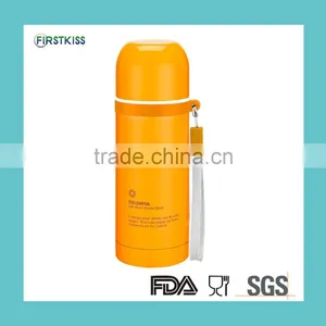 Double Wall Stainless Steel Color Vacuum Flask in Bullet Type thumbnail-1