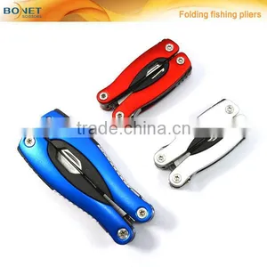 SFI0003P SFI0004P FDA Qualified Stainless Steel Multifunction Fishing Folding Pliers thumbnail-1