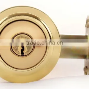Sample Price Factory Price Stainless Steel Single Deadbolt Lock Keyed Alike Security Entry Round Knob Door Lock thumbnail-6
