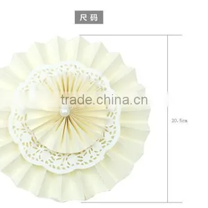 Colorful Wedding Party Decorations Paper Honeycomb Fan Wholesale thumbnail-6