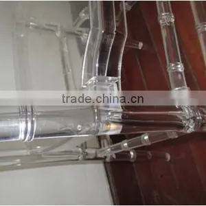 China Factory Wedding Used Clear Resin Chiavari Chairs Price thumbnail-4