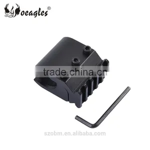 T2012 Aluminum Alloy Extend 21mm Rail for 20mm Gun Pipe Clamp With 21mm Scope Mounts Rails thumbnail-2