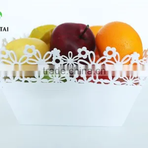 2016 New Style Plastic pp Square Fruit Basket With Sunflower thumbnail-4
