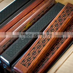 PADOUK WOOD INCENSE STICK BURNER thumbnail-1