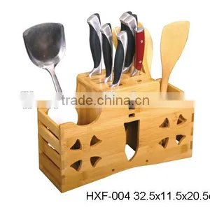 Bamboo Kitchen Utensil Holder thumbnail-1