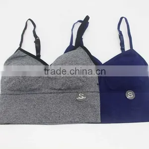 Removable Pad Ladies Sports Bra With Adjustable Strap thumbnail-1