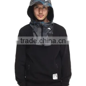 Custom Men Zipper Chimney Collar Sweatshirt thumbnail-4