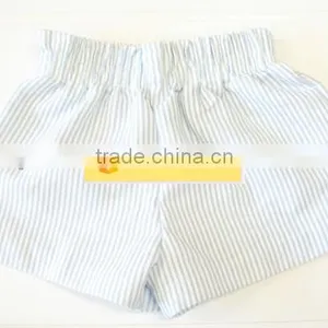Wholesale Baby Girls Korean Style Baby Leggings Kids Pants Summer Fashion Blue Stripe Shorts thumbnail-1
