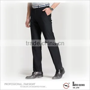 Breathable Elegant Soft Wear Straight Office Trousers For Men thumbnail-1