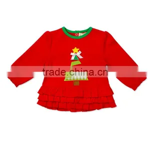2017 New Design Kids Clothing Christmas Baby Wear Long Sleeve for Children Girl thumbnail-1