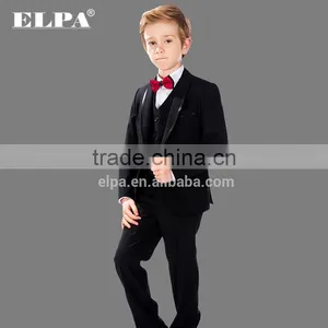 ELPA NXB0045 Formal Designer Slimming Wholesale Black 3 Piece Kids Boys Suits thumbnail-2