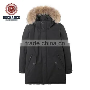 Whosale Woman Winter Outdoor Down Jacket With Fur thumbnail-1
