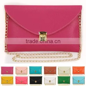 Hot Sale Monogrammed Envelope Chain Clutch Bag thumbnail-1