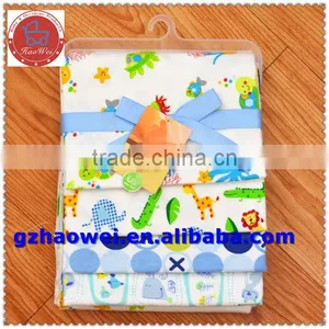 Printed Cotton Baby Receiving Blanket thumbnail-1