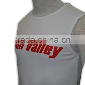 China Manufactory High Quality Hot Sell Blue Sleeveless Zip Sweater Vest thumbnail-5