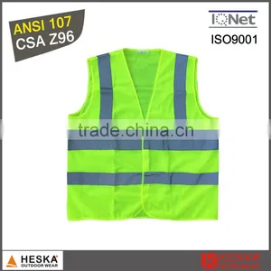 New Top Sell Safety Cheap Supplier Work Reflective Polyester Vest thumbnail-1