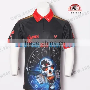 Colorful Quality Dart Shirt / Cheap Custom Youth Dart Jersey Sublimation thumbnail-6