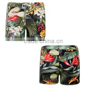 Wholesale Colorful 100%polyester Mens Beach Shorts Mens Board Shorts 2017 Swimwear Beachwear thumbnail-5