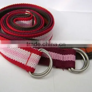 Fashion Utility Woven Belt With D Ring Buckle thumbnail-1
