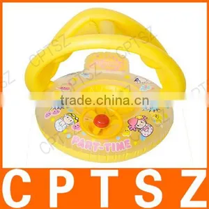 Inflatable Kids Baby Swim Float Boat With Sunshade Inflatable thumbnail-2