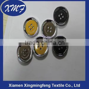 Custom Logo Laser Resin Coating Button thumbnail-1