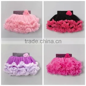 Newest Girls Tutu Skirt 3 Layers Baby Girls Princess Skirts Wholesale Tutu Petti Skirt for Girls thumbnail-4