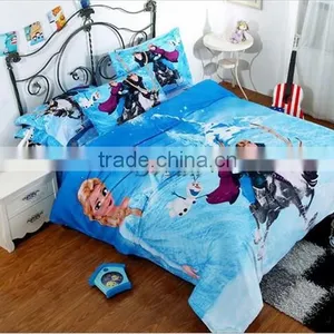 Wholesale Frozen Bedding Set for Kids Frozen Bedding Set of 4pcs for 1.5-1.8m King Beds thumbnail-3