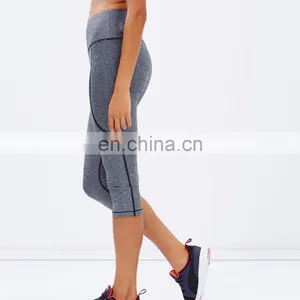 Factory Powershap Knee Capris Wholesale Croped Legging thumbnail-2