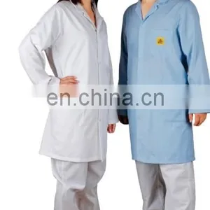 Cheap Price Electronic Factory Garment Antistatic Esd Cleanroom Esd Standard 3/4 Clothes thumbnail-2