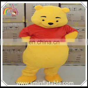 Popular Design Winnie Bear Mascot Costume, Fur Cartoon Costume thumbnail-1