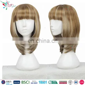 Party Anime Wig Short Blond Cosplay Wigs thumbnail-1