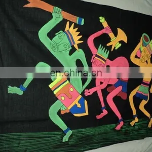 Hand Painted FLORECENT INDIAN GODS PRINTED WALL HANGINGS thumbnail-6